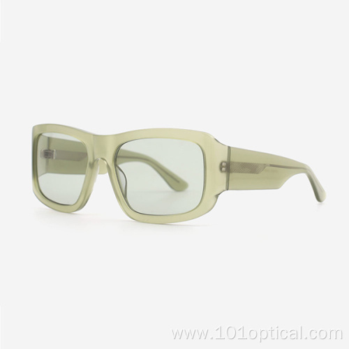 Rectangular Fashion Sports Acetate Women's Sunglasses 23A8074